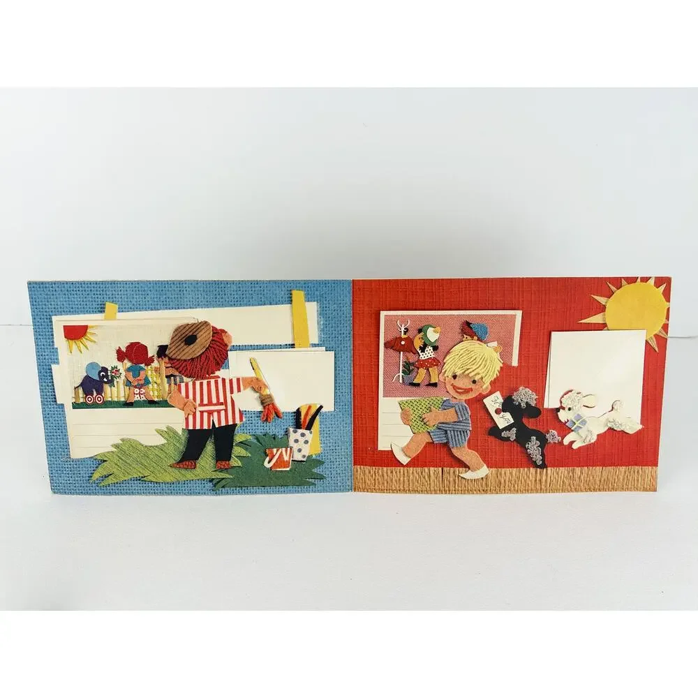Stenders Forlag Vintage Denmark 1960s Scandinavian Children's Stationery Set